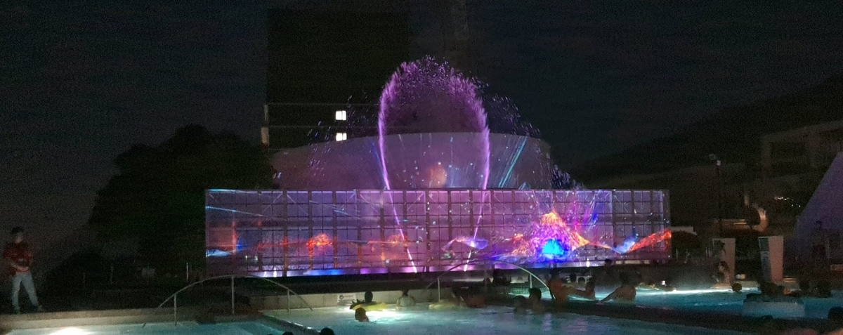 杉乃井ホテル　アクアガーデン　噴水ショー