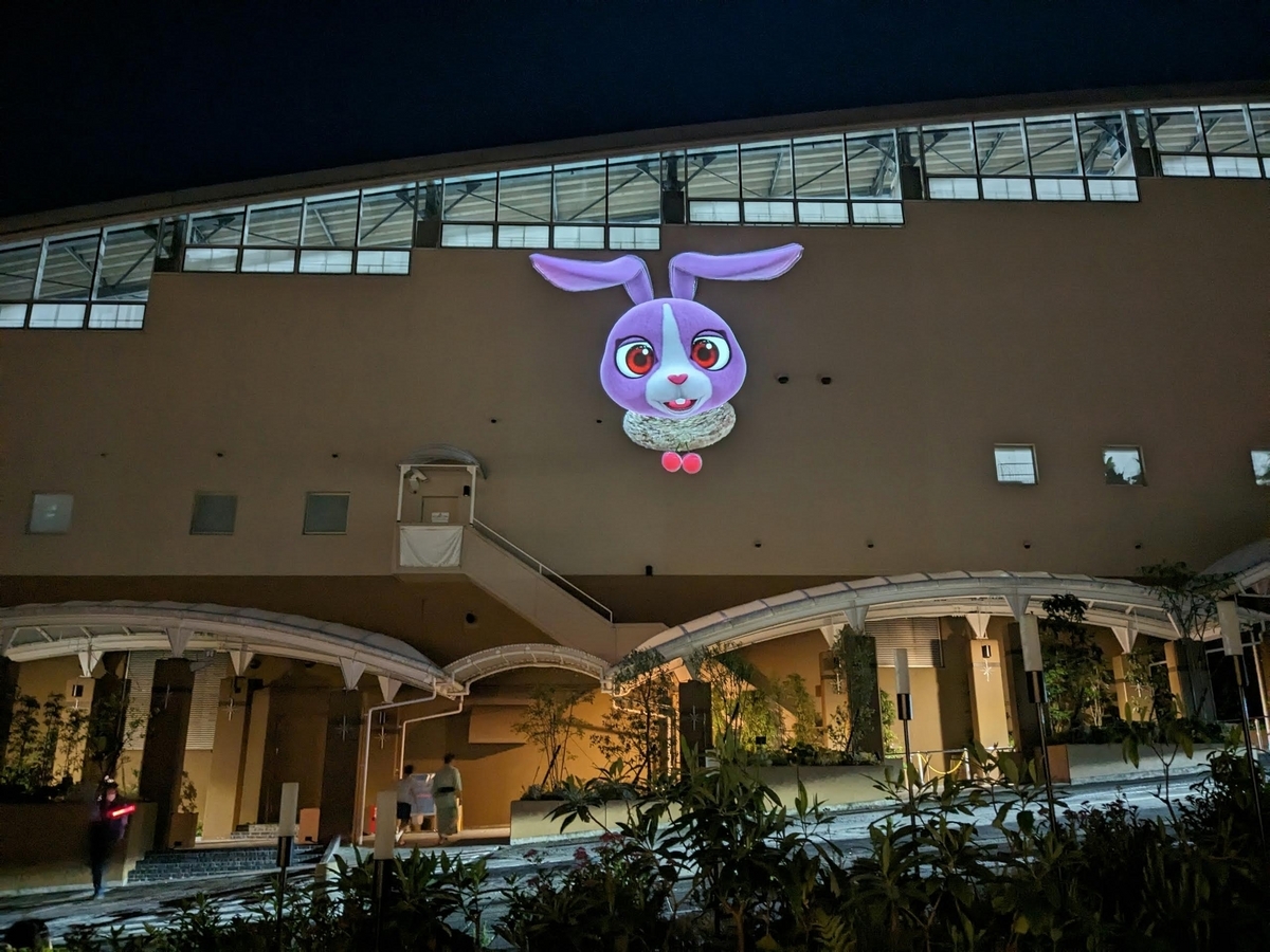 杉乃井ホテル　プロジェクションマッピング