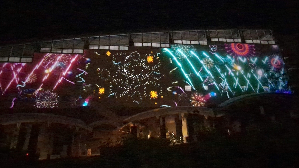 杉乃井ホテル　プロジェクションマッピング３