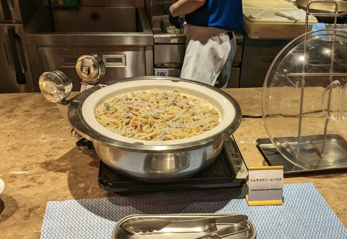 杉乃井ホテル　シーダパレス　ディナー　パスタ