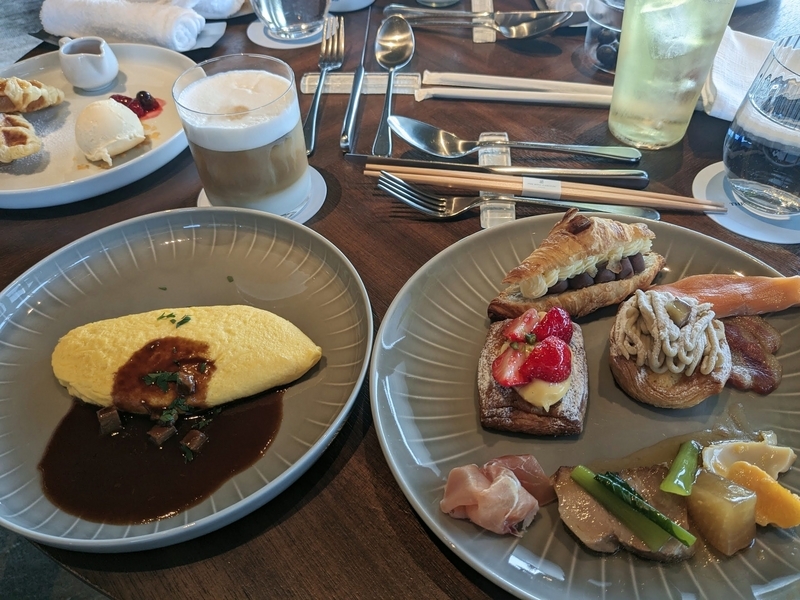 リッツカールトン福岡　クラブラウンジ　朝食食べてみた１