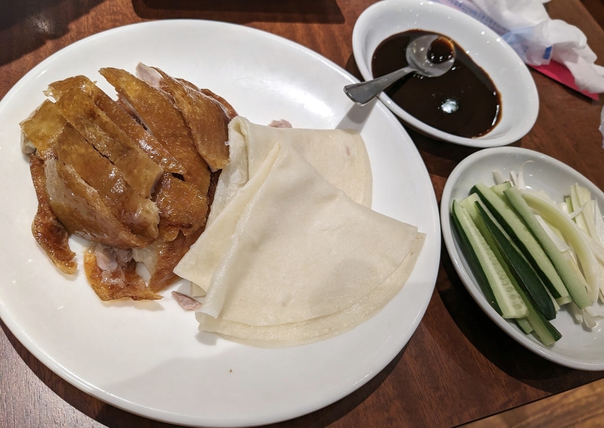 民福北京火考鴨店 中華街店　北京ダック