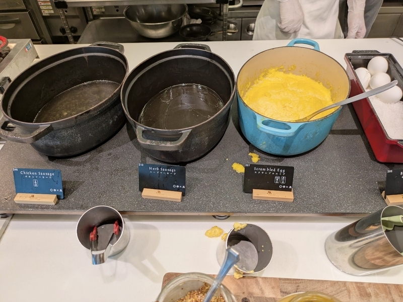 大阪マリオット都ホテル　朝食　スープなど