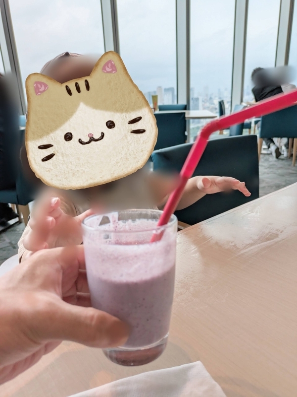 大阪マリオット都ホテル　朝食　ドリンク