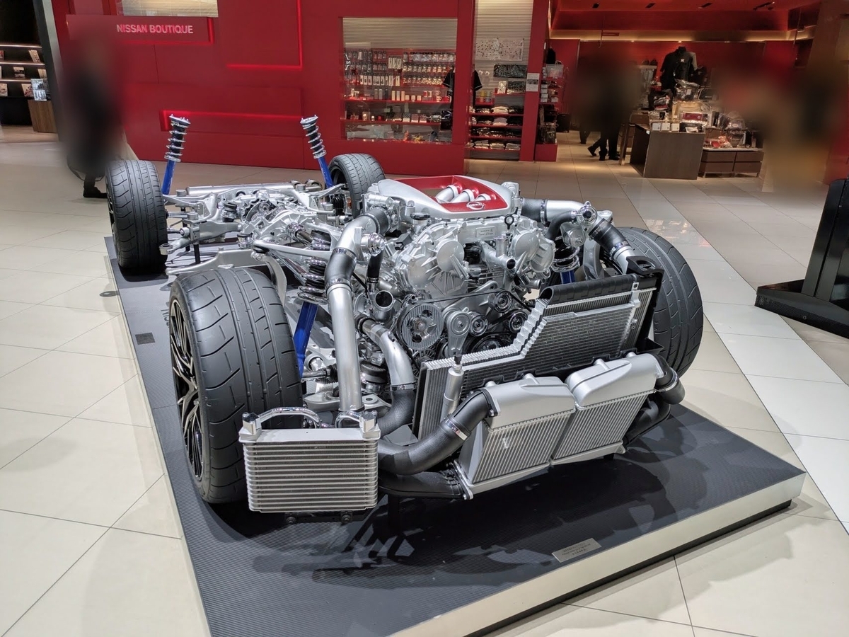 日産 グローバル本社ギャラリー GT-R シャシー
