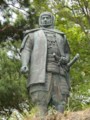 春日山の上杉謙信像