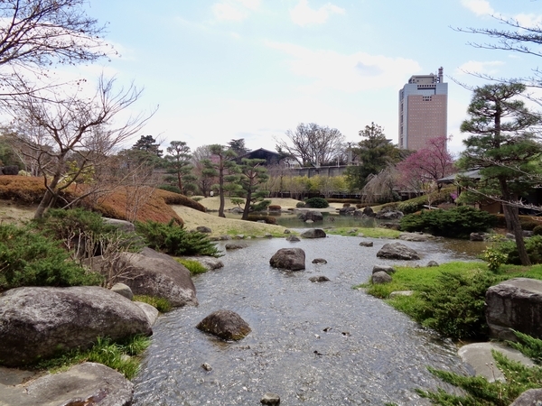 臨江閣庭園写真