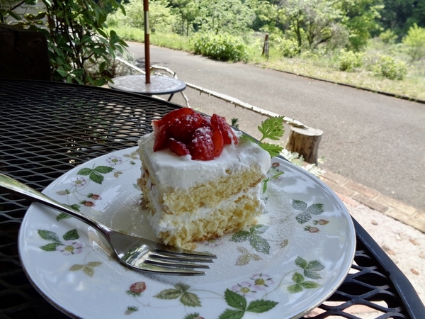 苺のショートケーキの写真。