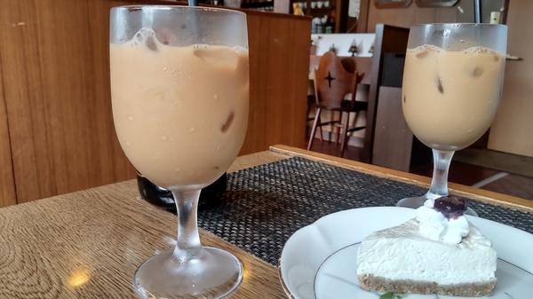 アイスカフェオレの写真