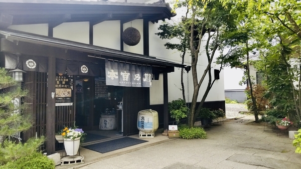 小布施、松葉屋本店入り口