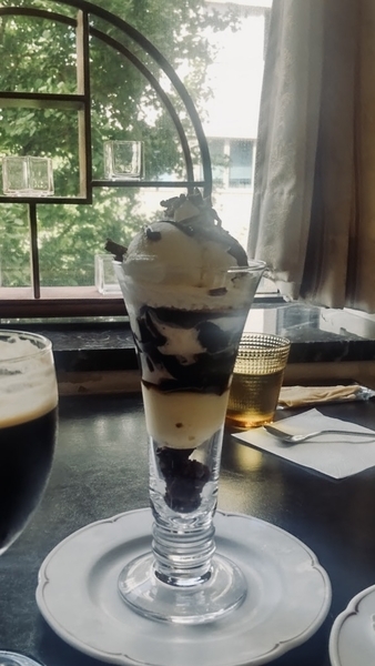 コーヒーのパフェを撮った写真