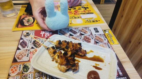 焼き鳥の写真。