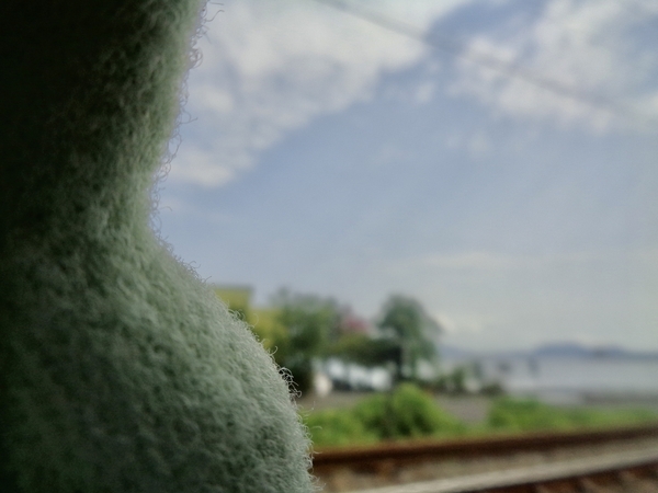 サンライズ出雲の車窓写真。