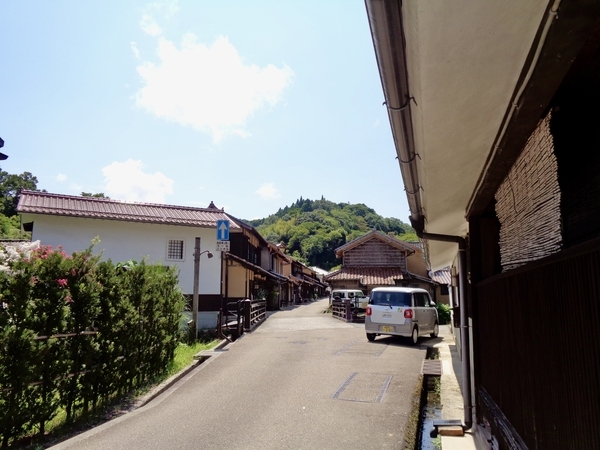 石見銀山の町並みを撮った写真