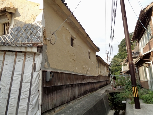 温泉津温泉の町並み