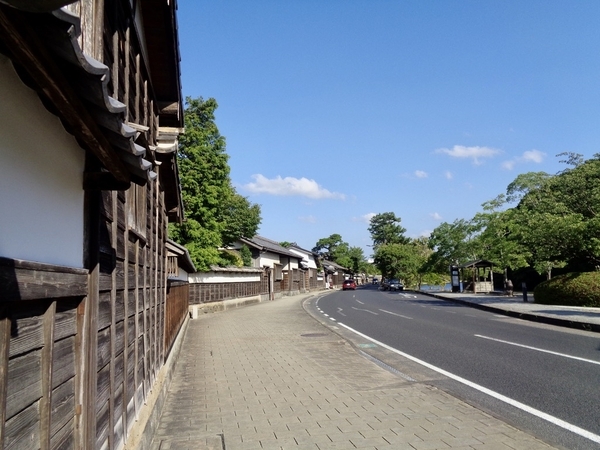 小泉八雲旧居跡のある通りの写真
