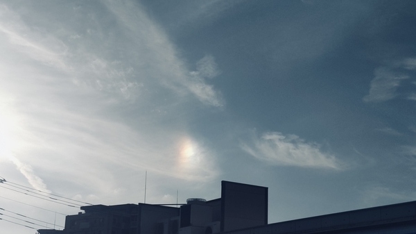 幻日らしき現象を撮った写真