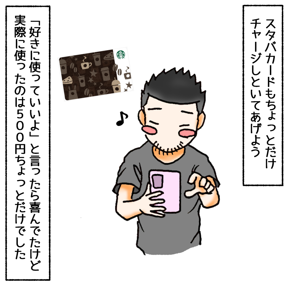 「好きに使っていいよ」と言ったら喜んでた