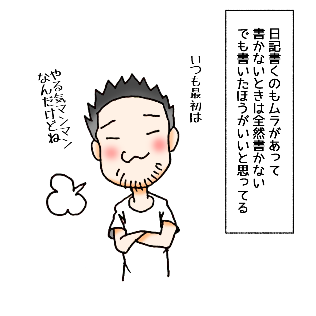 日記書くのもムラがあって、書かないときは全然書かない