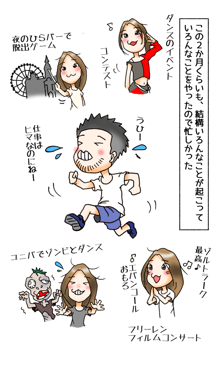 この2か月くらいも、結構いろんなことが起こって、いろんなことをやったので忙しかった