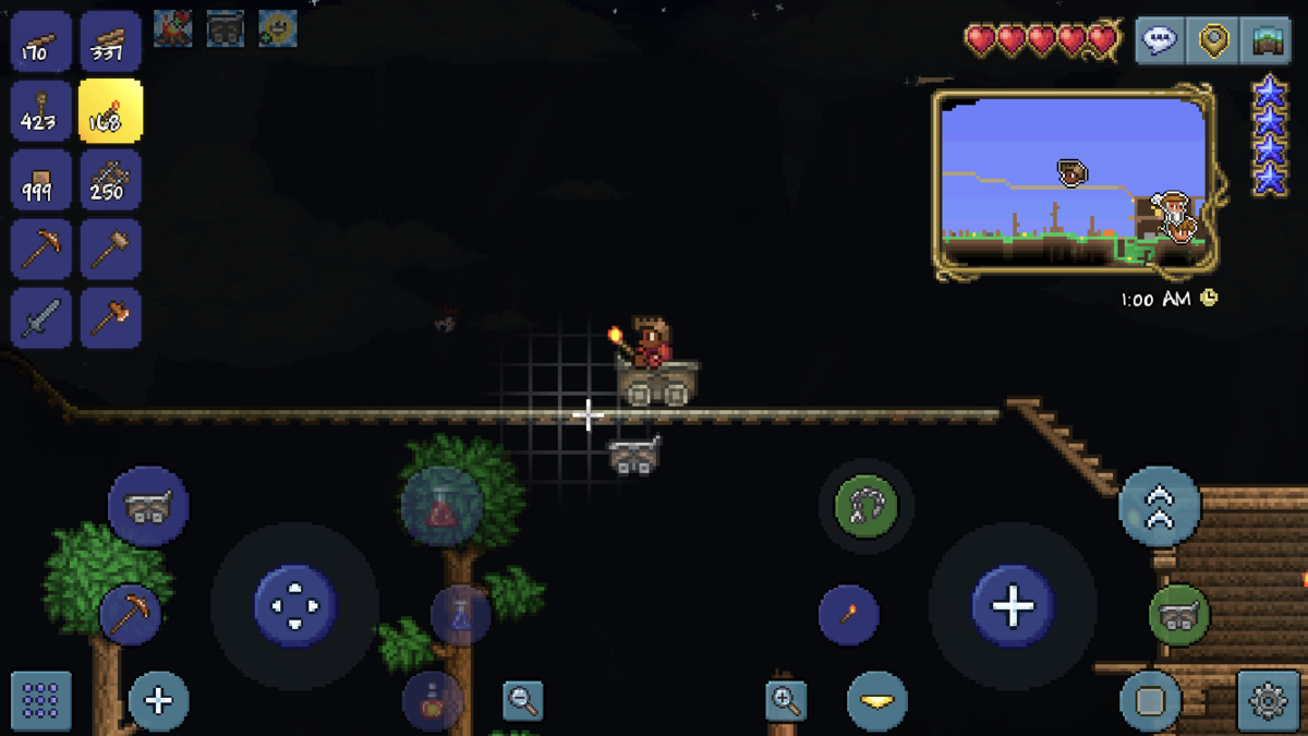 テラリア その2 線路は続くよどこまでも Poorsleep S Diary