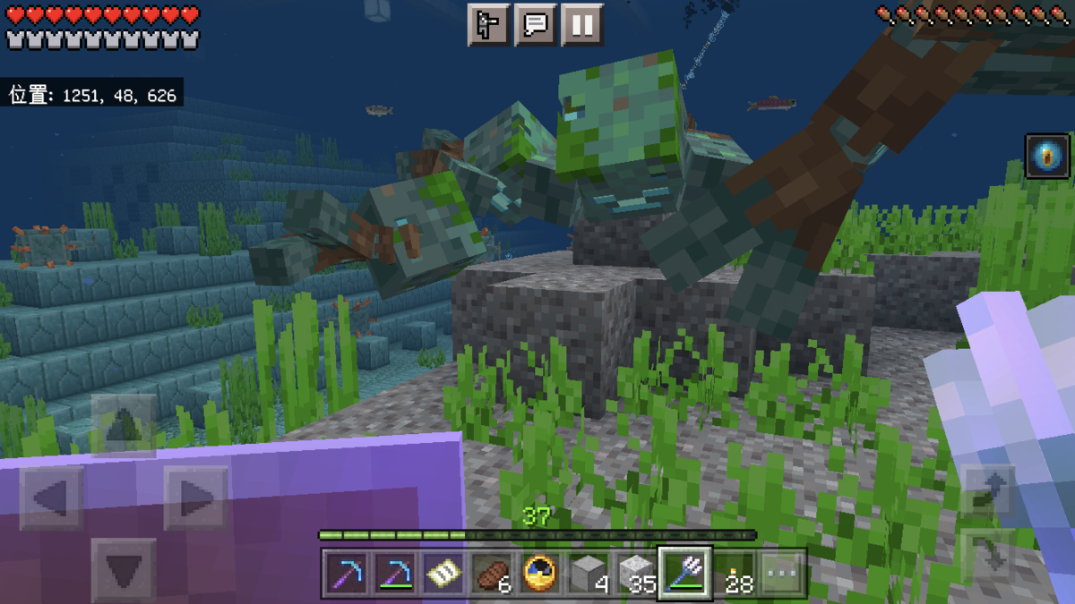 マインクラフト その8 海底神殿の湧き潰しをして簡易ガーディアントラップを作る Poorsleep S Diary