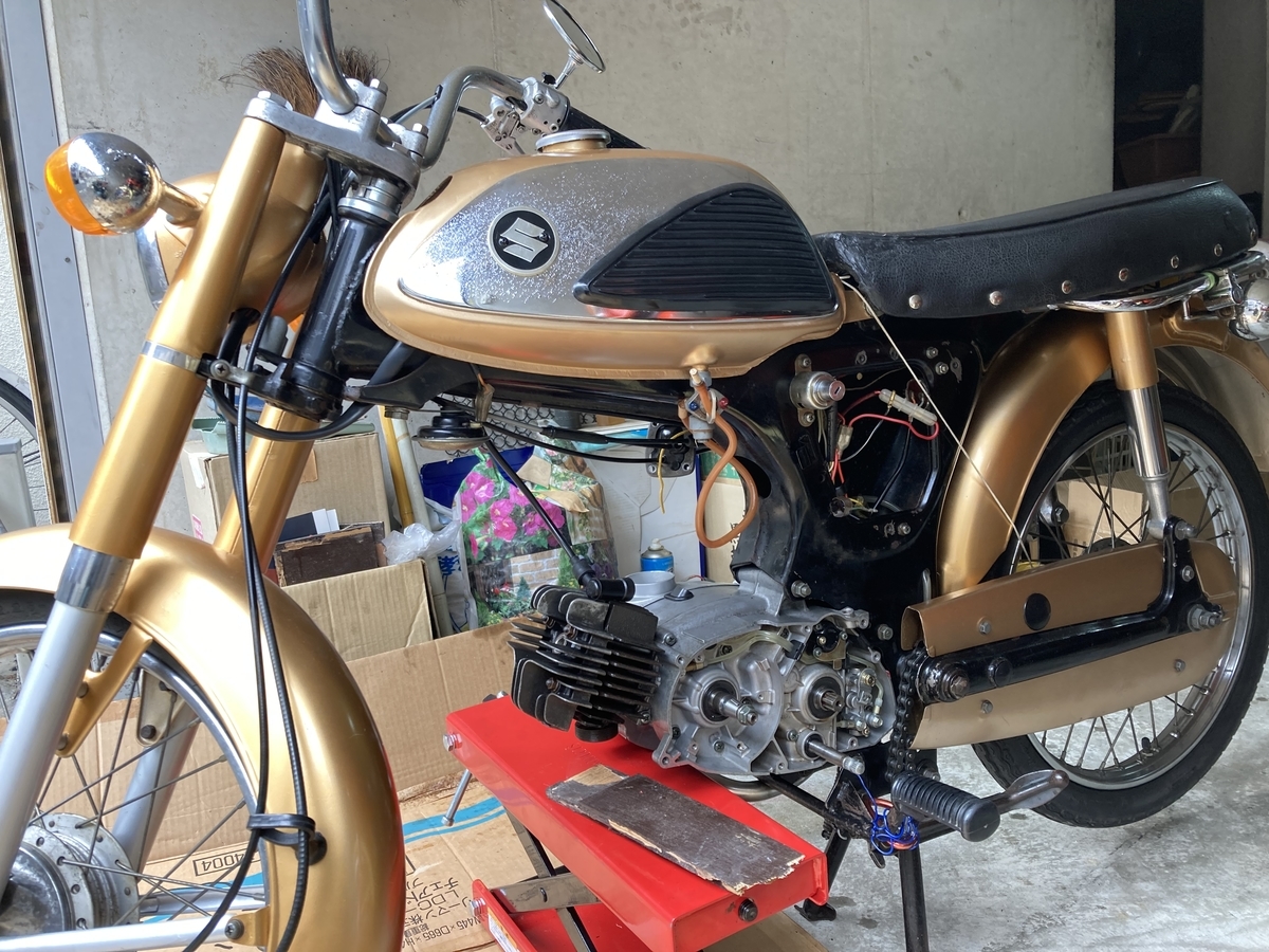 SUZUKI　K50コレダ　TS125エンジン SUZUKI K50コレダ TS125エンジン