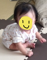 寝返りマスター後 お座りができるようになるまでの記録
