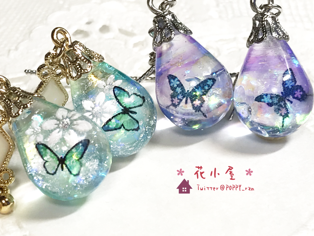 【レジン知識】自分でフィルム(シート)のパーツを作りましょう! - 花小屋ぽぴー レジンアクセサリー