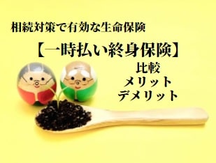 【相続対策で有効な生命保険】一時払い終身保険のメリット・デメリット