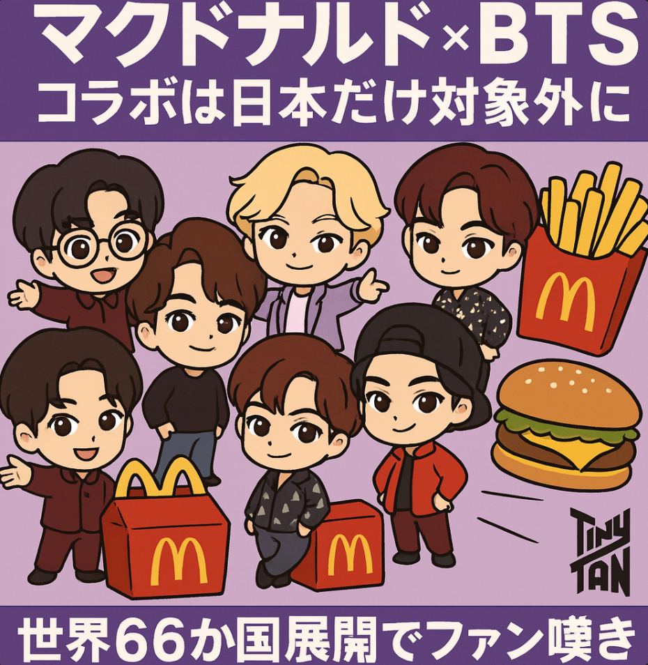 BTS マック マクドナルド McDonald's Tinytan x BTS 2025 Throwback Edition Sets with