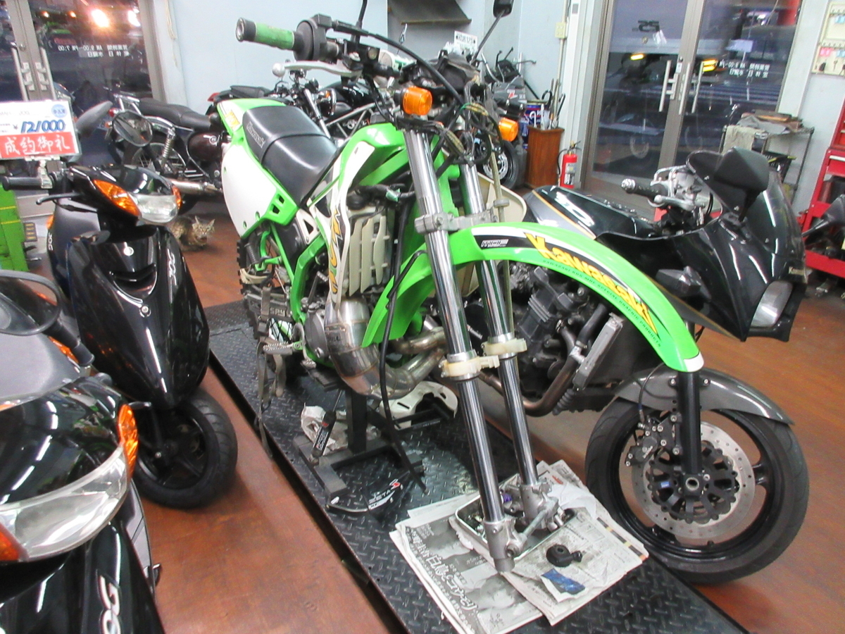 KDX125残り作業完了 - POWER STATION STAFFのつれづれ日記