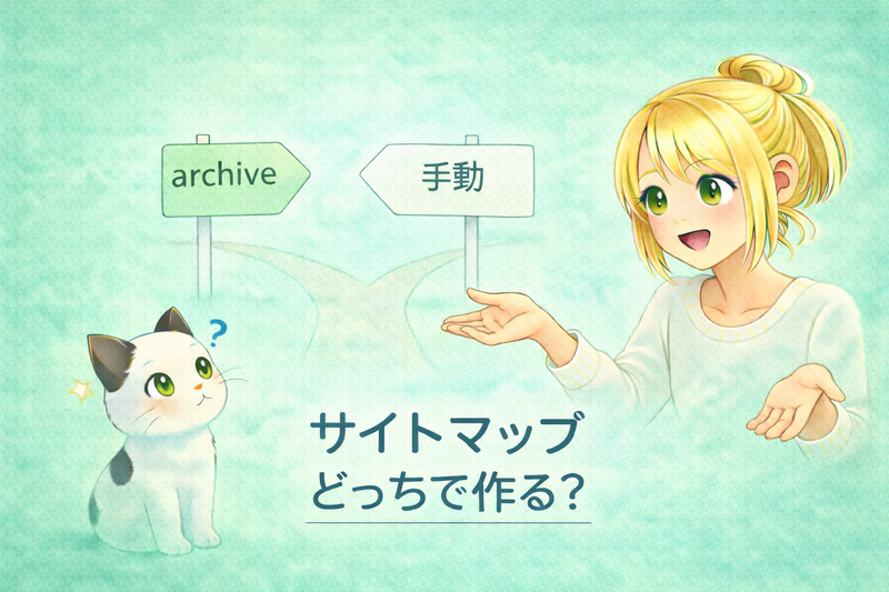 HTMLサイトマップの作り方