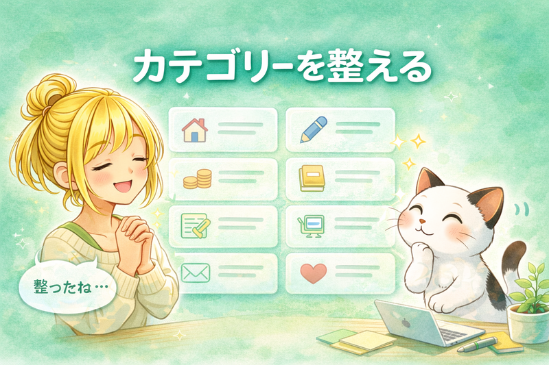 カテゴリーにアイコンをつける方法