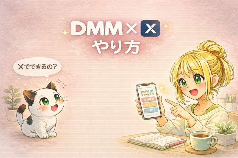 DMMアフィリエイトをXでやる方法