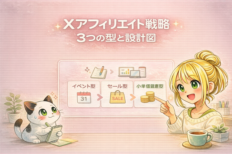 Xアフィリエイト戦略の全体像