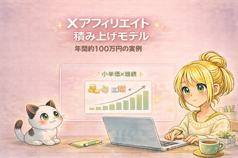 Xアフィリエイト年間収益実績