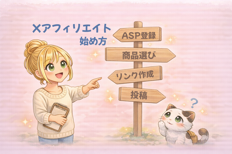 Xアフィリエイトの始め方