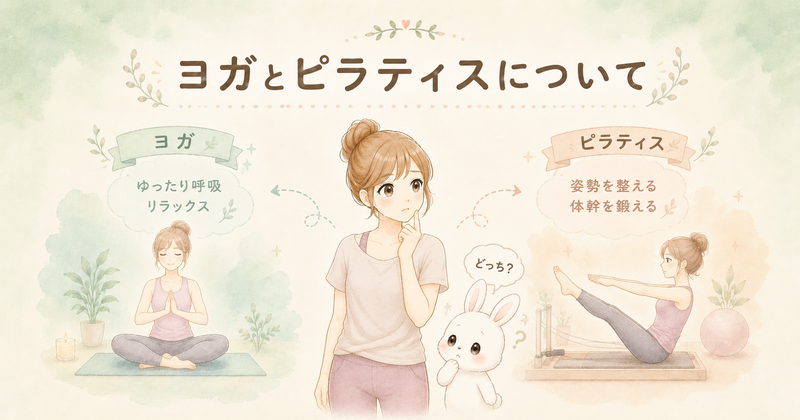 ヨガとピラティスについて