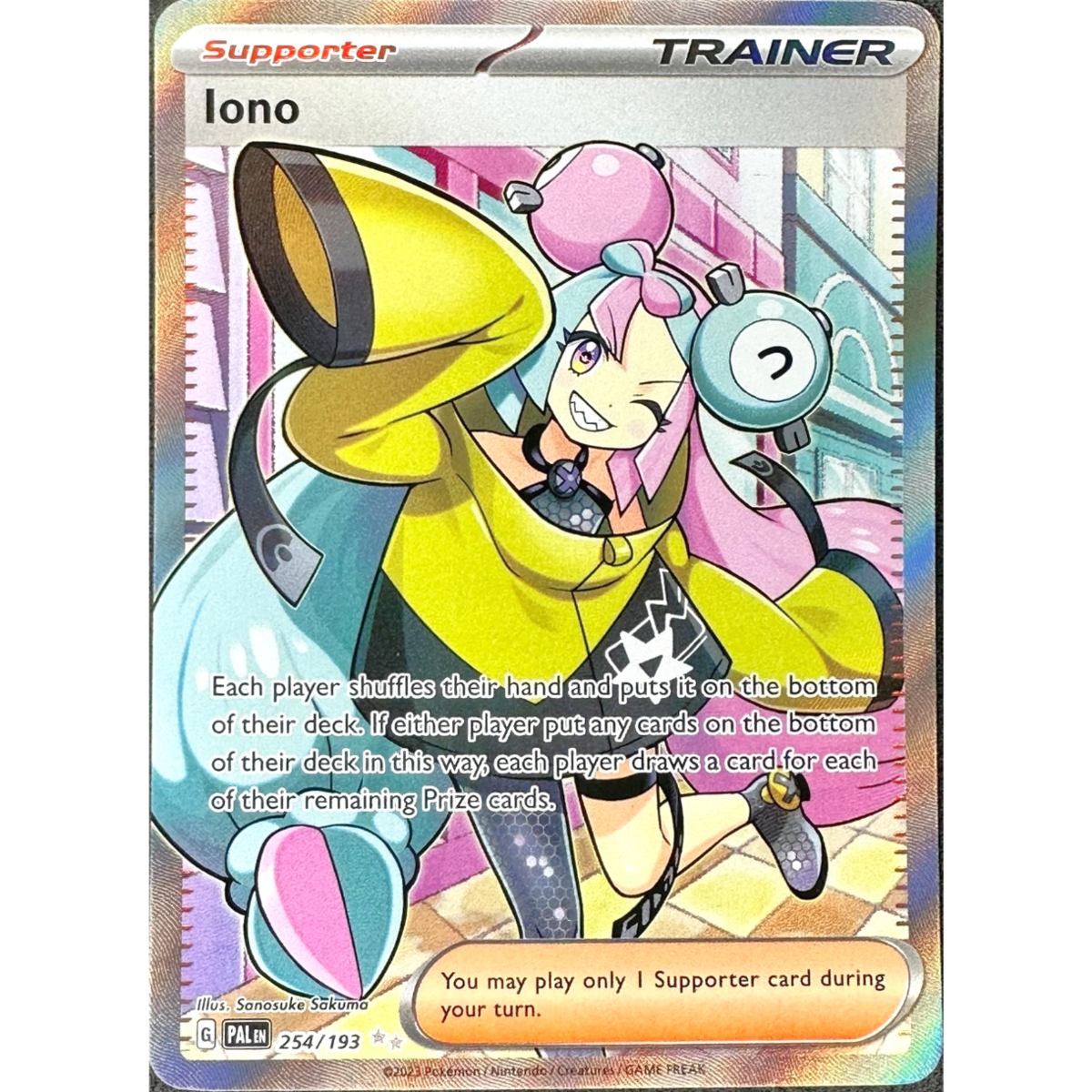 新ナンジャモグッズ紹介】海外PTCGプロモカード [Iono(Prize 新ナンジャモグッズ紹介】海外PTCGプロモカード [Iono(Prize