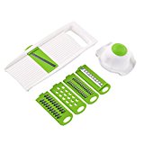 Happon 野菜カッター おろし器 野菜調理器 千切り 万能野菜スライサー キッチン用品 調理器セット 安全ホルダー付き Happon 野菜カッター おろし器 野菜調理器 千切り 万能野菜スライサー キッチン用品 調理器セット 安全ホルダー付き