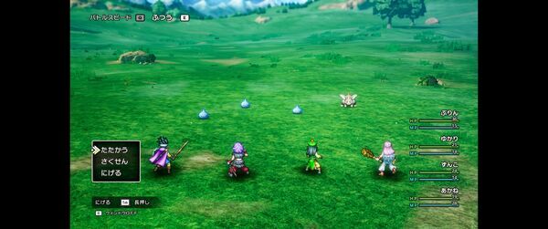 ドラゴンクエスト3の戦闘画面