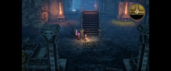 ドラゴンクエスト３の岬の洞窟の階段