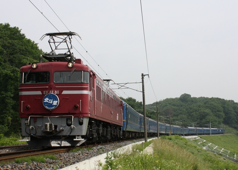 6/3 本当に来た！EF81-81｢北斗星」代走 - 休日の屋根裏