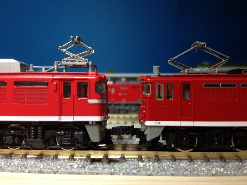 TOMIX EF65-1019(レインボー）入線 - 休日の屋根裏