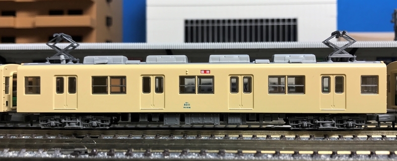 鉄コレ 東武8000系 8111F（セイジクリーム塗装）入線！ - 休日の屋根裏