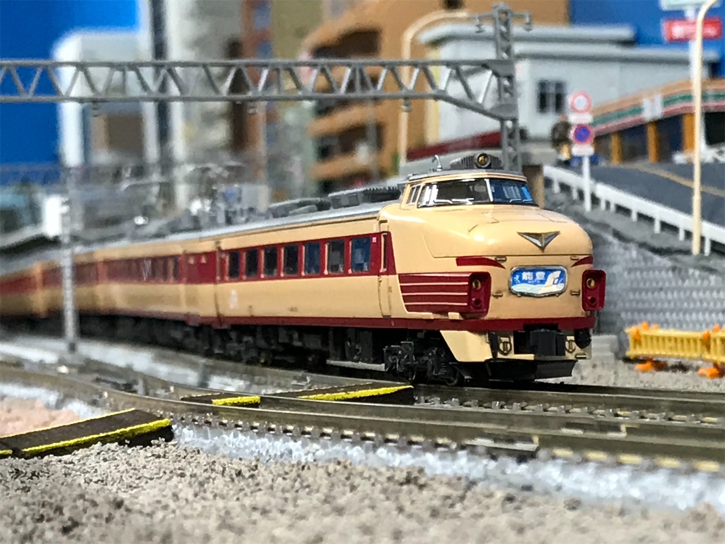 kato 485系　6両　ジャンク　汚し　墨入れ加工あり kato 485系 6両 ジャンク 汚し 墨入れ加工あり 鉄道模型