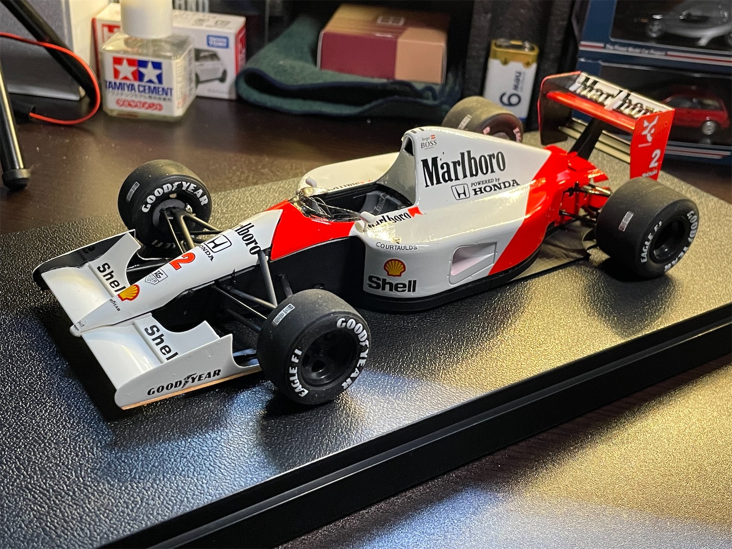 マクラーレンホンダMP4/6 (フジミ1/20プラモデル) - Pre Miniature Motors