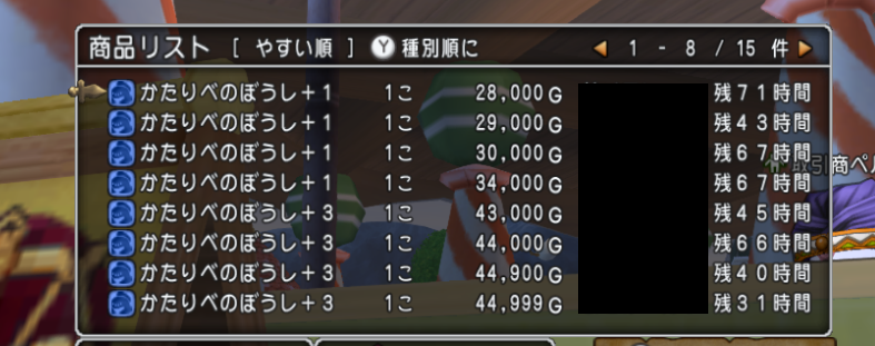 セット装備に酔いしれろ ぱるぷふぃくしょん