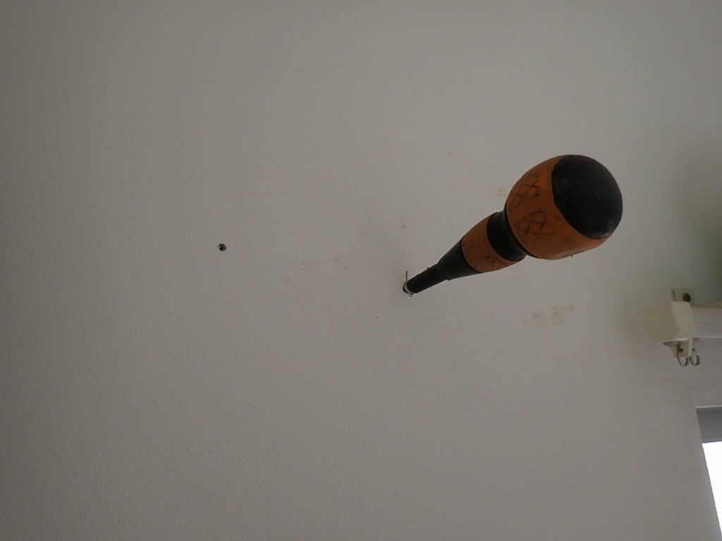 エアコン穴開け